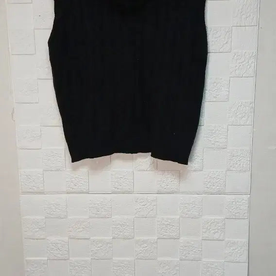 [BUNJANG] Unbranded Navy Hooded Knit Vest / 네이비 후드 니트 조끼ㅡ프리
