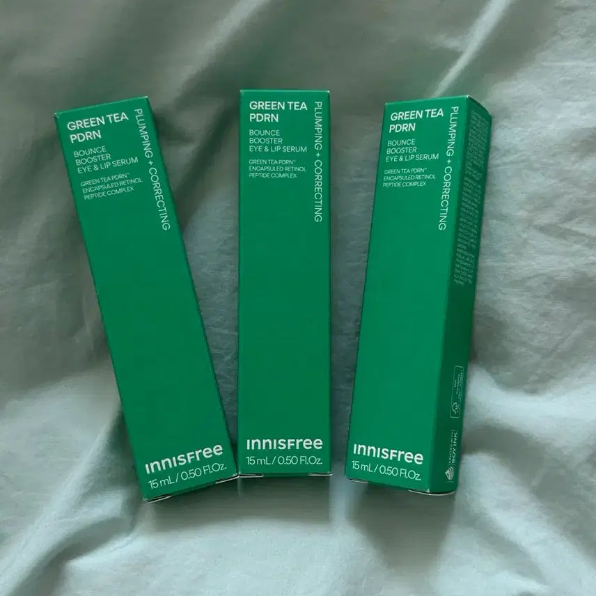 [BUNJANG] Green Tea PDRN Eye & Lip Serum Bundle / 그린티 PDRN 아이&립 세럼 (15ML) 3개 일괄