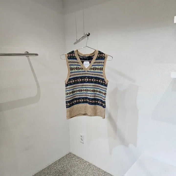 [SOLD OUT] 폴로 랄프로렌 패턴 캐시미어 니트 조끼