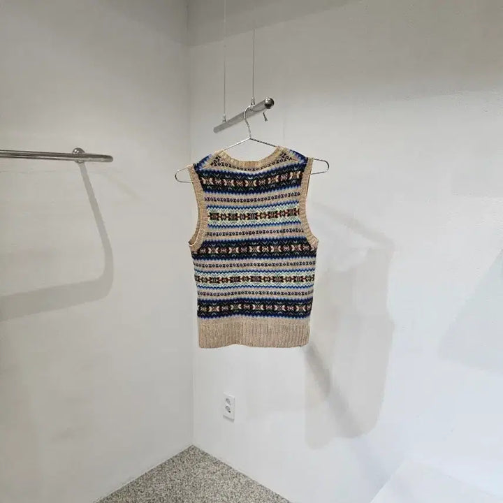 [SOLD OUT] 폴로 랄프로렌 패턴 캐시미어 니트 조끼