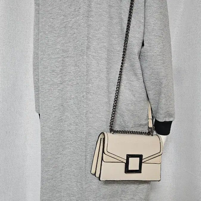 [BUNJANG] Grey Black Zipper Dress / 새옷---회색 검정 자크 원피스..