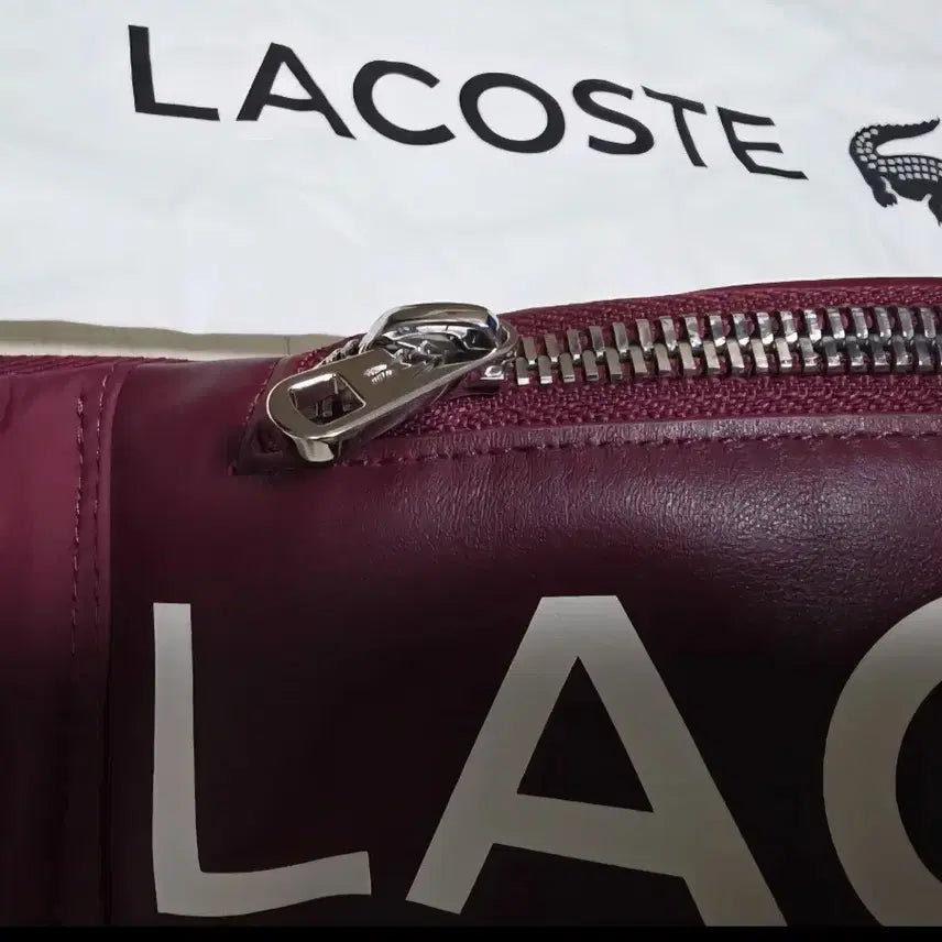 [BUNJANG] Lacoste Waist Bag / 라코스테 레터링 웨이스트백(벨트백)