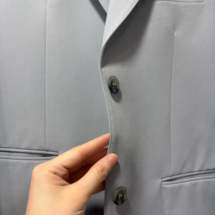 [BUNJANG] Unbranded Oversized Jacket - Light Purple / 소라색 여자 오버핏 자켓