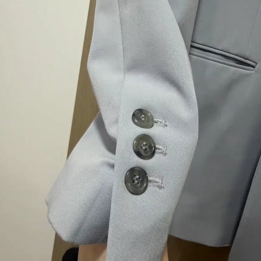 [BUNJANG] Unbranded Oversized Jacket - Light Purple / 소라색 여자 오버핏 자켓