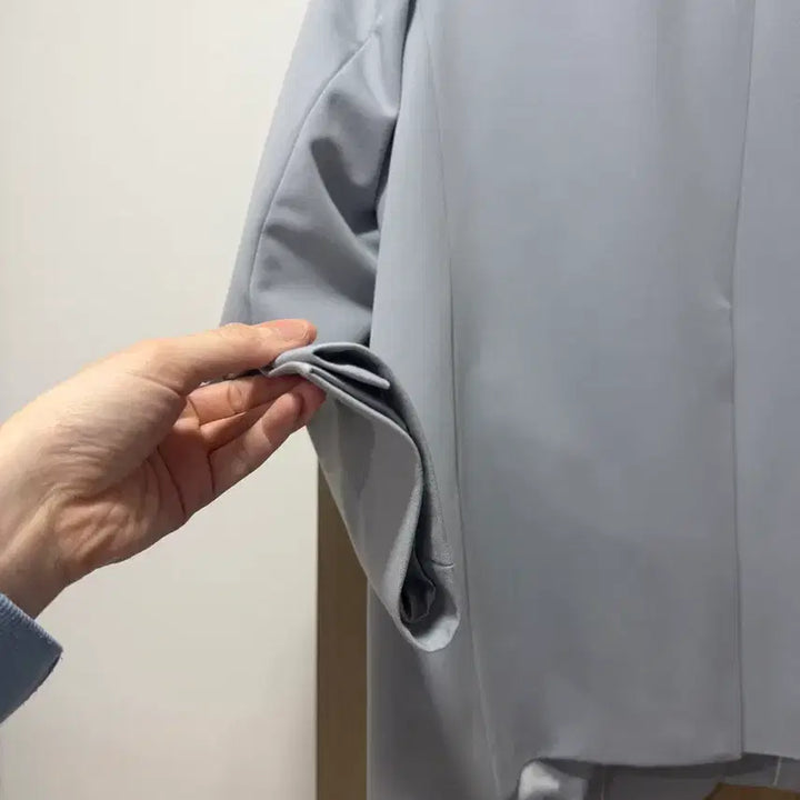 [BUNJANG] Unbranded Oversized Jacket - Light Purple / 소라색 여자 오버핏 자켓