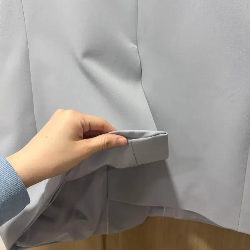 [BUNJANG] Unbranded Oversized Jacket - Light Purple / 소라색 여자 오버핏 자켓