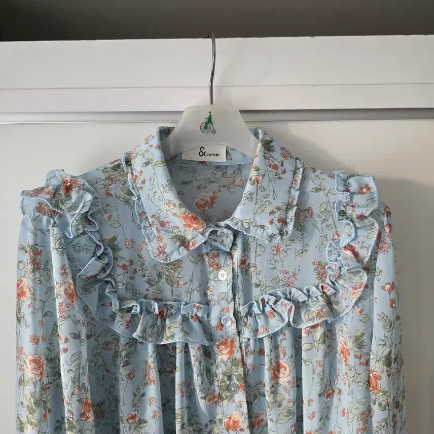 [BUNJANG] Atcorner Blouse 55~66 / 앳코너 블라우스