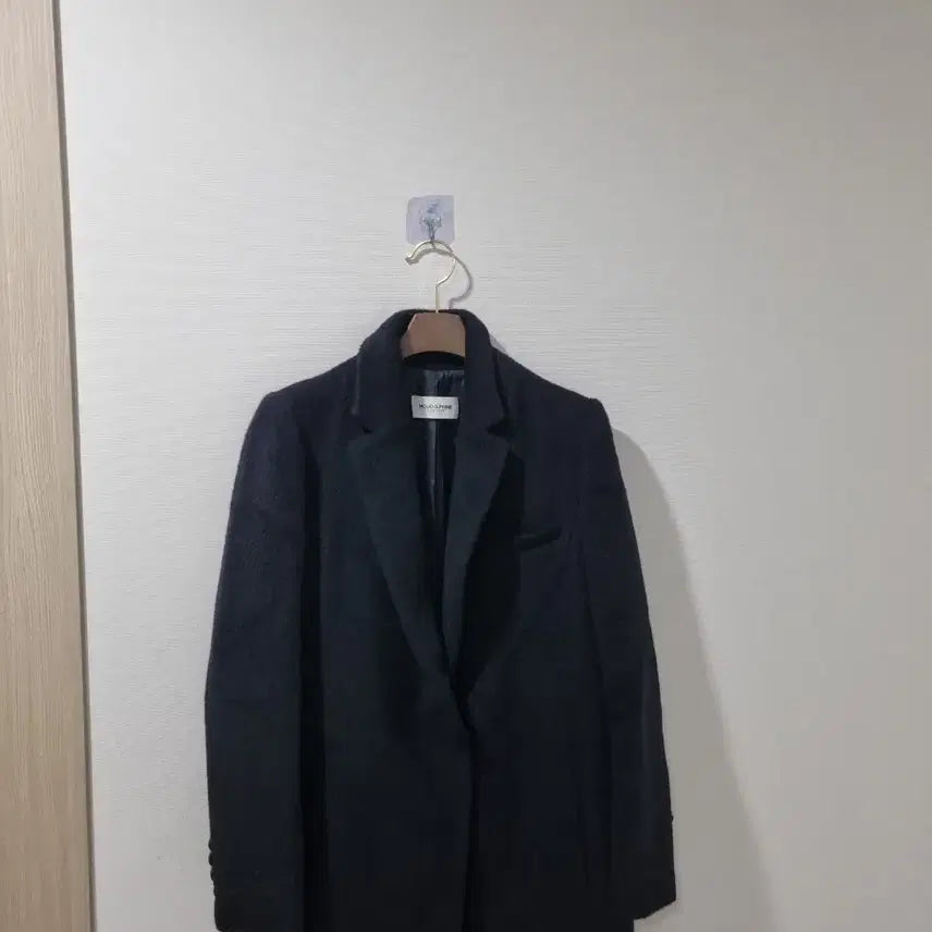 [BUNJANG] Mojo.S.Phine Black Lama Coat / 모조에스핀 블랙 라마(모) 코트