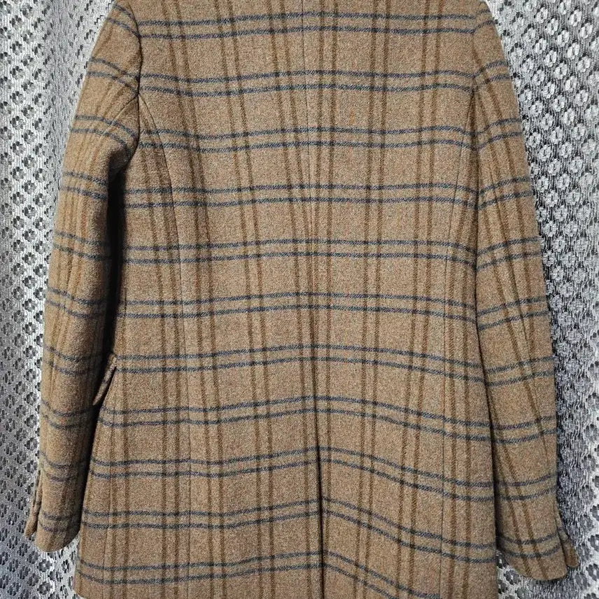 [BUNJANG] SI Brown Check Jacket / SI 체크 자켓 브라운 여성용