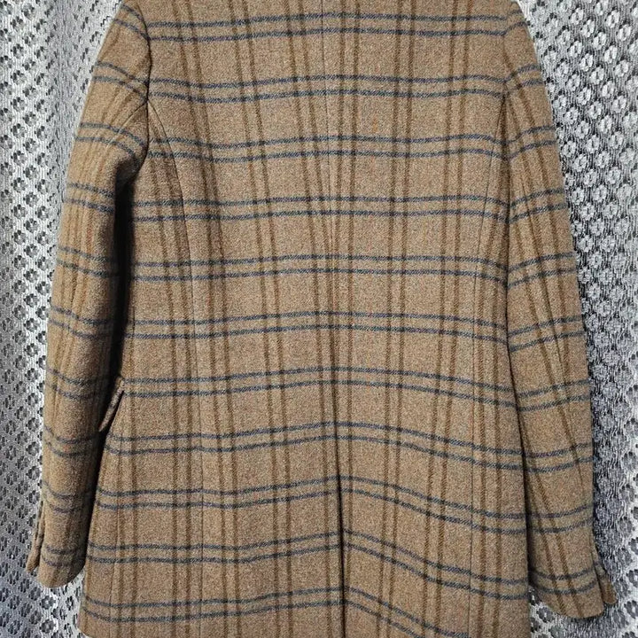 [BUNJANG] SI Brown Check Jacket / SI 체크 자켓 브라운 여성용