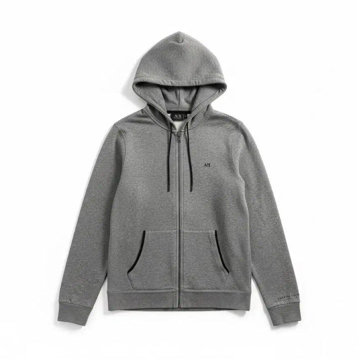 [BUNJANG] ARMANI EXCHANGE Hoodie Zip-up (Gray, S) / ARMANI EXCHANGE 후드집업 S 회색