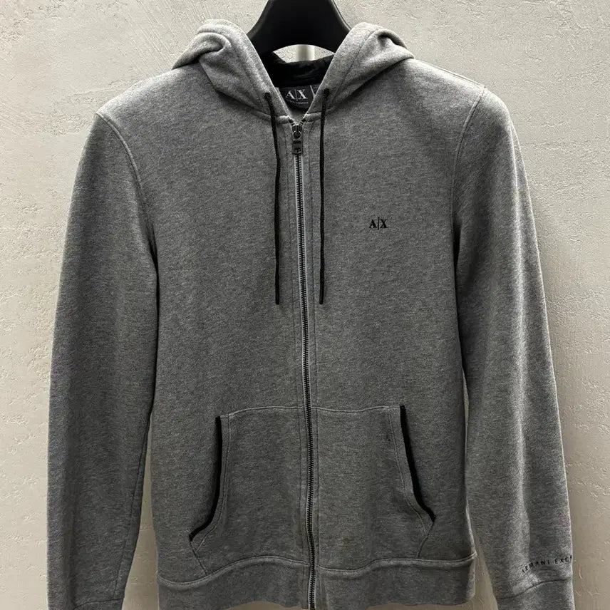 [BUNJANG] ARMANI EXCHANGE Hoodie Zip-up (Gray, S) / ARMANI EXCHANGE 후드집업 S 회색