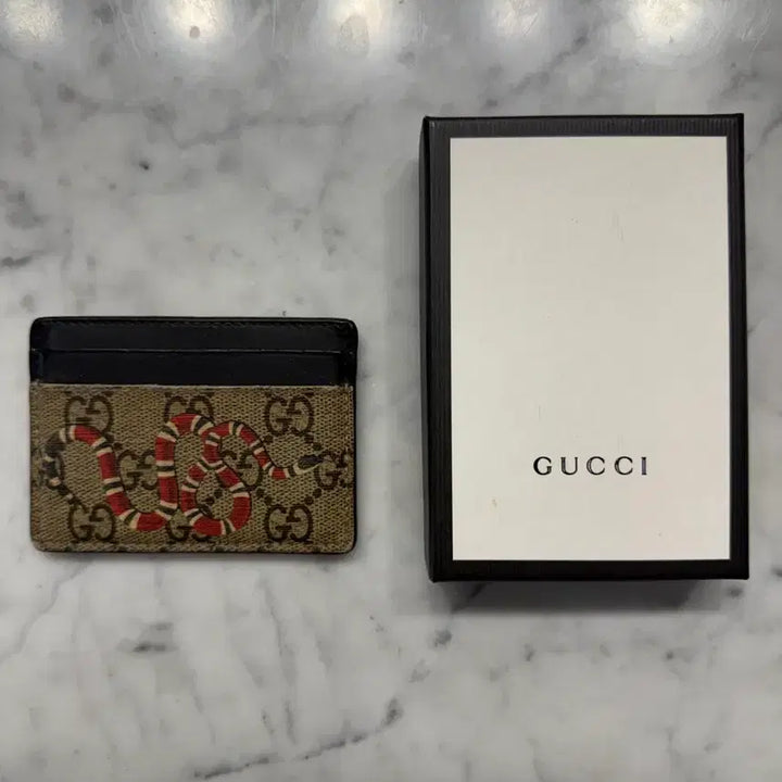 [BUNJANG] Gucci Snake Card Wallet / 구찌 스네이크 카드지갑