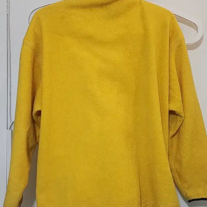 [BUNJANG] Fila Yellow Fleece Jacket / 일본 휠라 FILA 옐로우 노란색 플리스 자켓