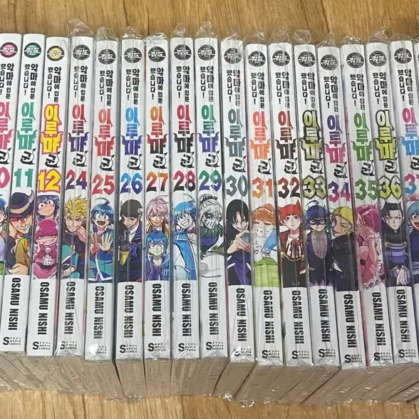 [BUNJANG] Akinmun Manga Bundle Set / 악입문1~7,10~12,24~41,마피아if1~4권 초판엽서O 일괄판매