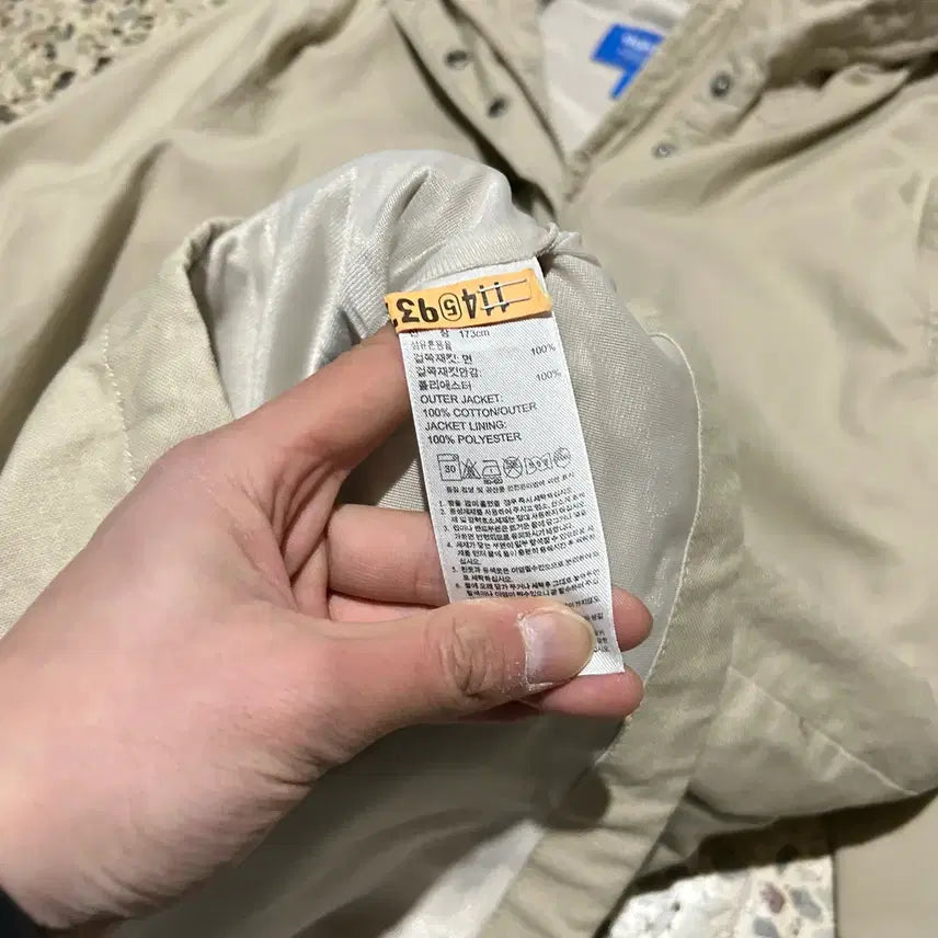 [BUNJANG] Adidas Poly Basic Field Jacket (M) / 아디다스(ADIDAS) 폴리 베이직 야상 자켓