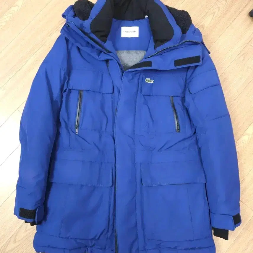 [BUNJANG] Lacoste Blue Duck Down Padded Jacket / 라코스테 블루 푸파  덕 패딩 점퍼 100