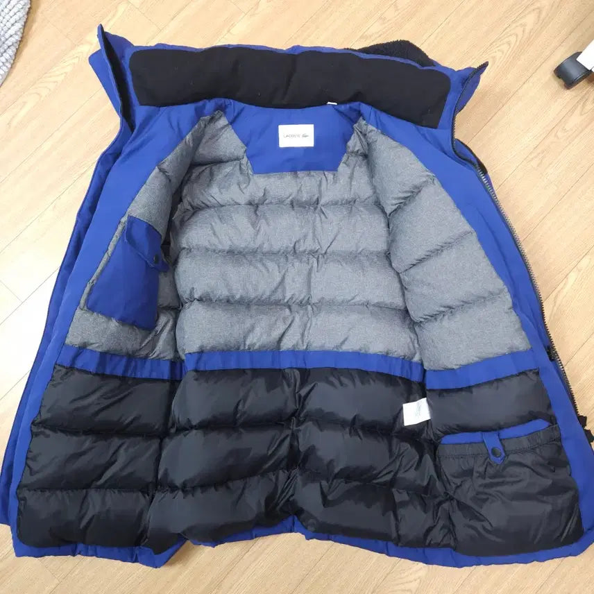 [BUNJANG] Lacoste Blue Duck Down Padded Jacket / 라코스테 블루 푸파  덕 패딩 점퍼 100