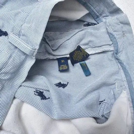 [BUNJANG] Polo Ralph Lauren Stripe Chino Shorts 31 / 폴로 랄프로렌 포니 스트라이프 쇼츠 반바지 31 M0009