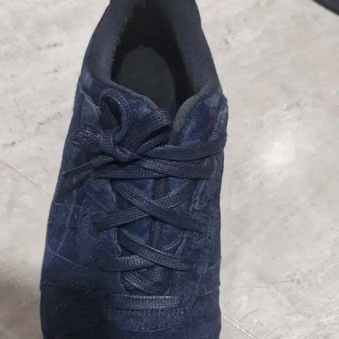 [BUNJANG] Asics Navy Suede Sneakers / 아식스 스웨이드 운동화 네이비