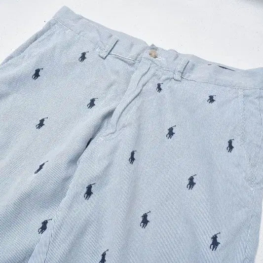 [BUNJANG] Polo Ralph Lauren Stripe Shorts 31 / 폴로 랄프로렌 포니 스트라이프 쇼츠 반바지 31 M0009