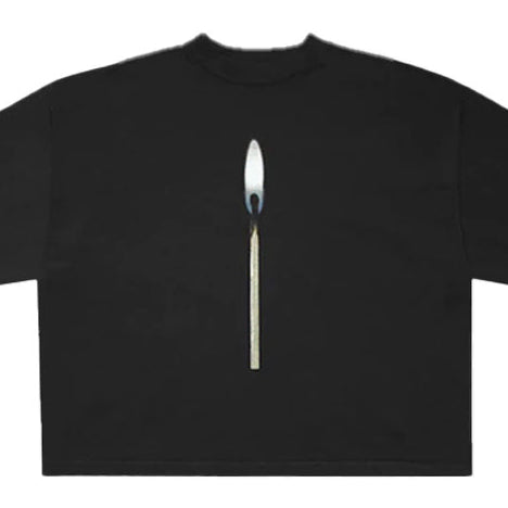 [BUNJANG] Kanye West Donda 2 Lit Match Candle T-Shirt / [L] 칸예 돈다2 머천 릿 매치 촛불 티셔츠 새상품