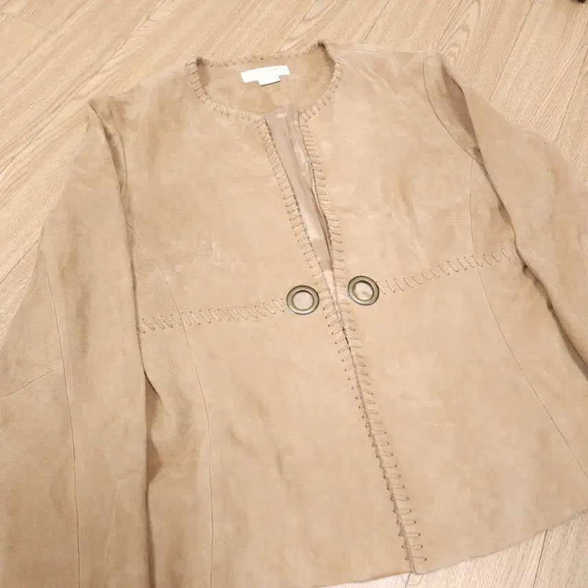 [BUNJANG] Michael Kors Suede Short Jacket L / 마이클코어스 스웨이드 숏 자켓 L