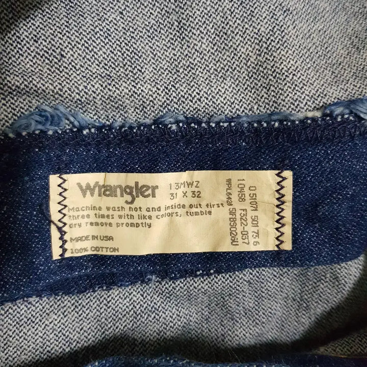 [BUNJANG] 1970s Wrangler 13MWZ Jeans - Size 31 / 70s 랭글러13mwz청바지 31