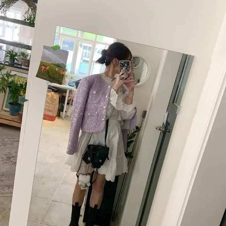 [BUNJANG] B.CINI Sequin Jacket / 바이씨니 제작 자켓