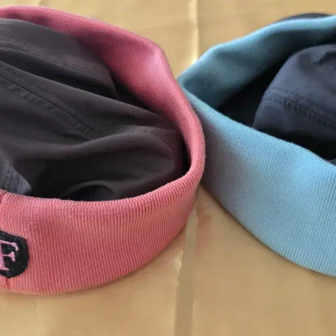 [BUNJANG] Fila Golf Cap (Pink & Blue) - Set / 휠라 골프 캡 모자 핑크/블루 2개