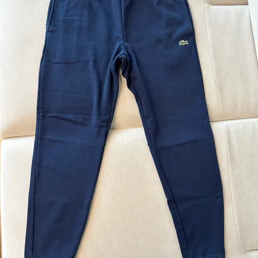 [BUNJANG] Lacoste Organic Cotton Slim Fit Navy Track Pants (M) / 라코스테 오가닉 코튼 슬림핏 네이비 트랙 팬츠(m사이즈)