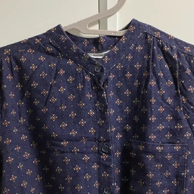 [BUNJANG] Navy Pattern Dress / 네이비 패턴 원피스