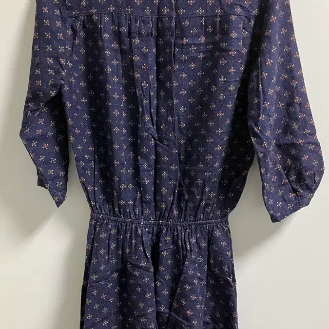 [BUNJANG] Navy Pattern Dress / 네이비 패턴 원피스
