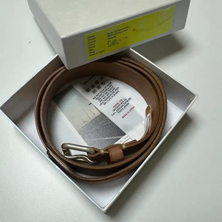 [BUNJANG] Forme Horse Butt Leather Belt (M) / 포르메 forme jodhpurs horse butt 코도반 벨트 M