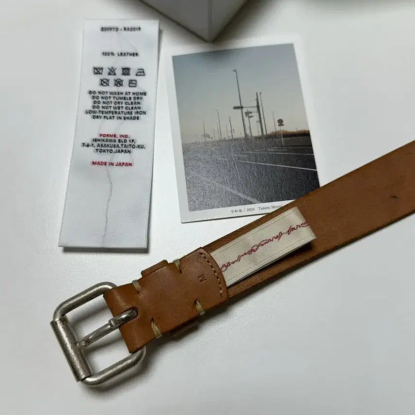 [BUNJANG] Forme Horse Butt Leather Belt (M) / 포르메 forme jodhpurs horse butt 코도반 벨트 M