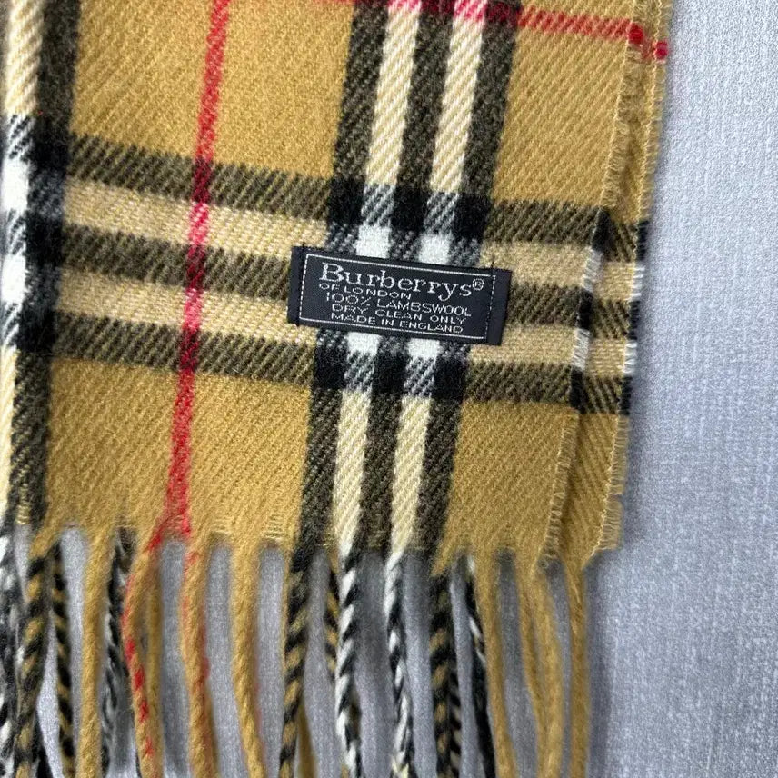[BUNJANG] Burberry Cashmere Classic Check Muffler / 버버리 캐시미어 머플러 클래식 체크