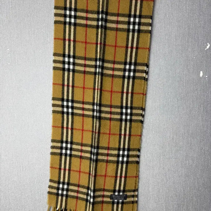 [BUNJANG] Burberry Cashmere Classic Check Muffler / 버버리 캐시미어 머플러 클래식 체크