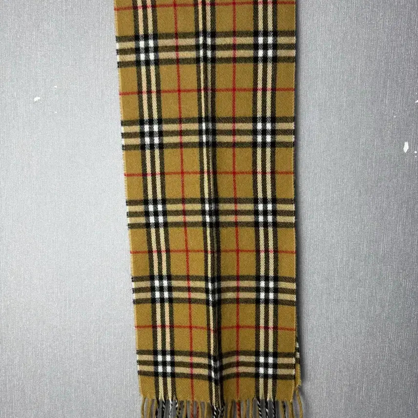 [BUNJANG] Burberry Cashmere Classic Check Muffler / 버버리 캐시미어 머플러 클래식 체크