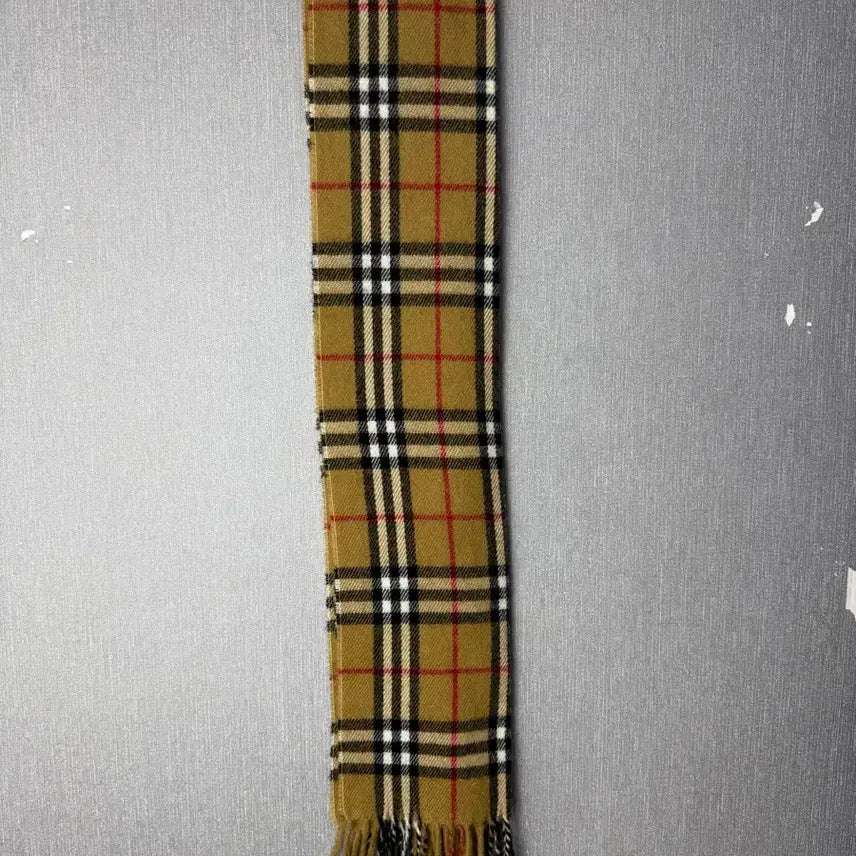 [BUNJANG] Burberry Cashmere Classic Check Muffler / 버버리 캐시미어 머플러 클래식 체크
