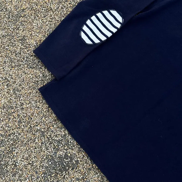 [BUNJANG] Saint James Elbow Patch Knit Sweater / 세인트제임스(saint james) 엘보우패치 니트