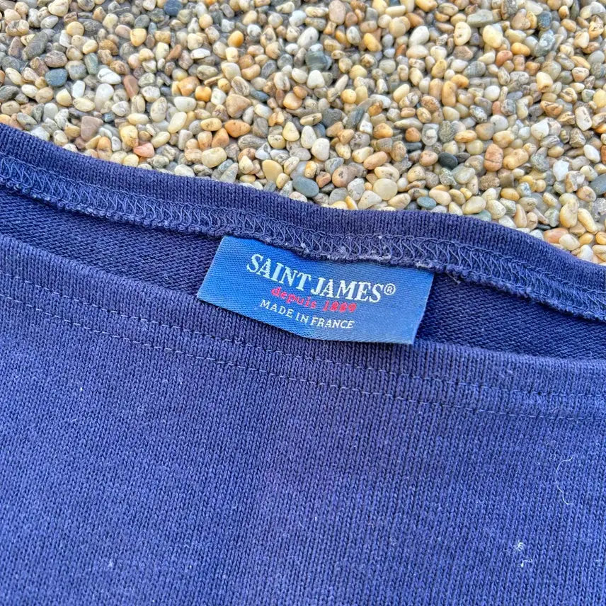 [BUNJANG] Saint James Elbow Patch Knit Sweater / 세인트제임스(saint james) 엘보우패치 니트