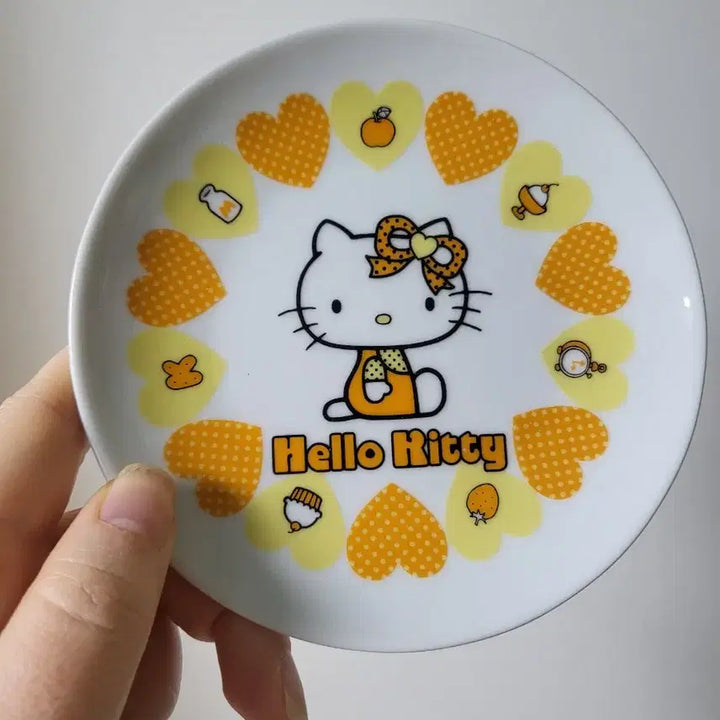 [BUNJANG] Sanrio Hello Kitty Snowman Gachapon / (키티)눈사람가챠(새상품)+키티접시