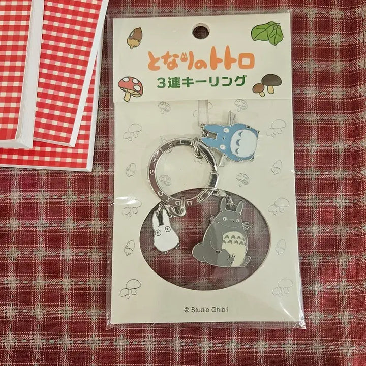 [BUNJANG] Ghibli Studio Totoro Metal Keychain 3-Set / (정품 할인판매) 토토로 메탈3종 키링