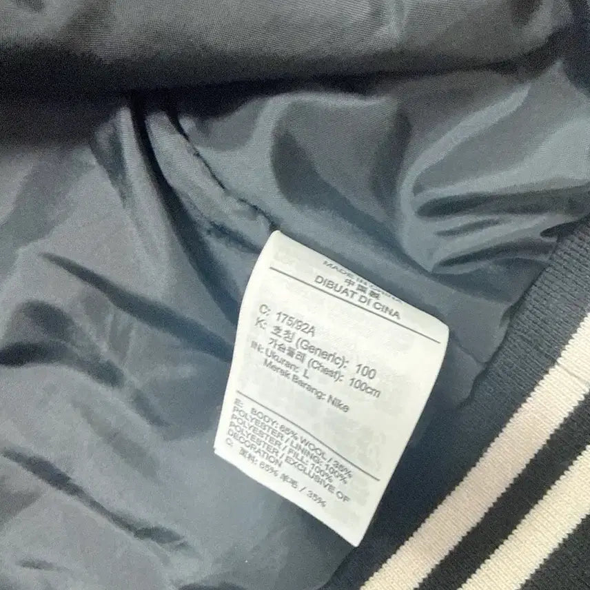 [BUNJANG] Nike Varsity Jacket - Black (Size L) / 나이키 바시티 자켓 L 블랙