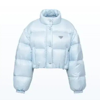 [BUNJANG] Prada Karina Re-Nylon Convertible Crop Padded Jacket / 프라다 카리나 리나일론 컨버터블 크롭 패딩