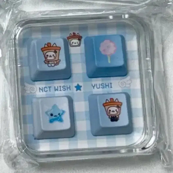 [BUNJANG] Bubble-Nyang Yuushi Keycap Keyboard Clicker / (미개봉) 버블냥 유우시 키캡 클리커 키보드 엔시티 위시 위시돌