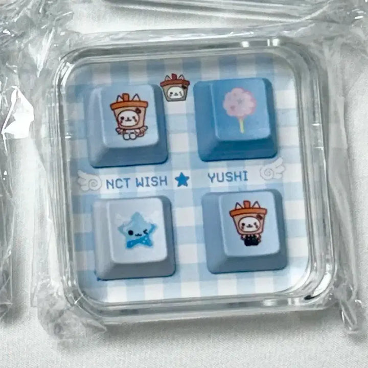 [BUNJANG] Bubble-Nyang Yuushi Keycap Keyboard Clicker / (미개봉) 버블냥 유우시 키캡 클리커 키보드 엔시티 위시 위시돌