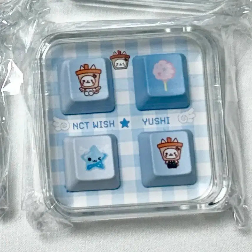 [BUNJANG] Bubble-Nyang Yuushi Keycap Keyboard Clicker / (미개봉) 버블냥 유우시 키캡 클리커 키보드 엔시티 위시 위시돌