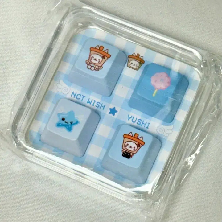[BUNJANG] Bubble-Nyang Yuushi Keycap Keyboard Clicker / (미개봉) 버블냥 유우시 키캡 클리커 키보드 엔시티 위시 위시돌