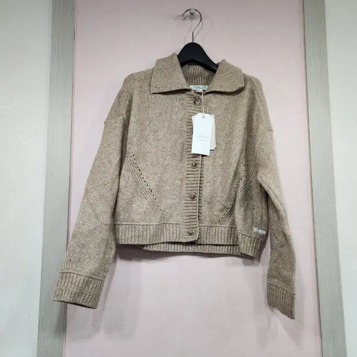 [BUNJANG] Thursday Island Button-Up Ribbed Cardigan / 써스데이아일랜드 카라버튼업리브드가디건